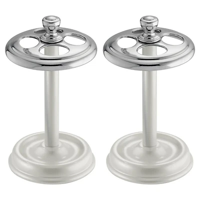 iDesign Toothbrush Holders with 4 Sections