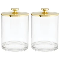iDesign Large Bathroom Canister with Lid
