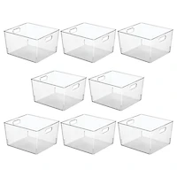 iDesign Large Plastic Bathroom Storage Organizer Bin with Handles