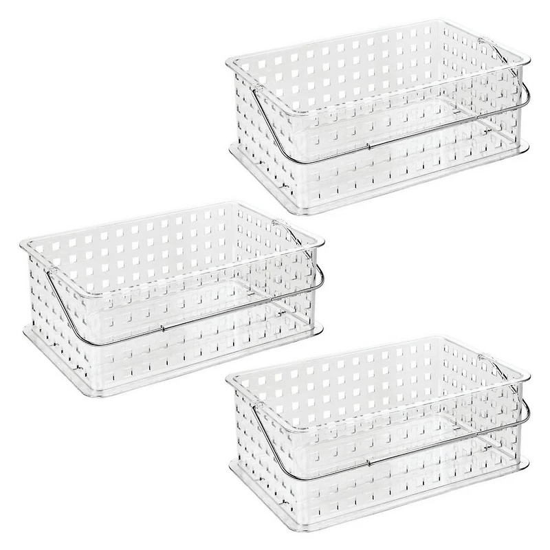 iDesign Large Stackable Shower Caddy Basket