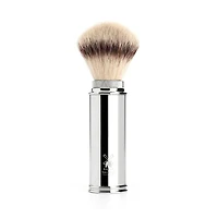MUHLE Travel Chrome Silvertip Fiber Travel Shaving Brush