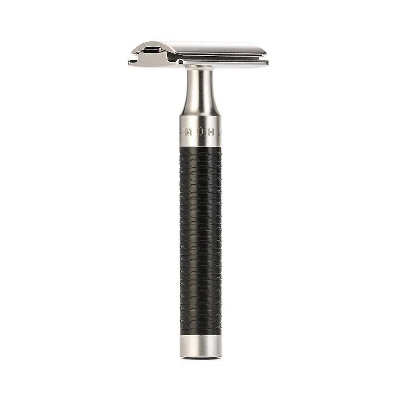 MUHLE Rocca Stainless Steel & Black Safety Razor