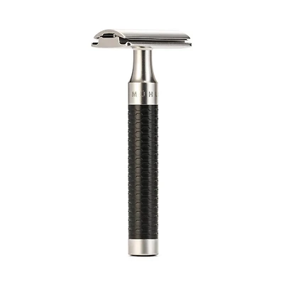 MUHLE Rocca Stainless Steel & Black Safety Razor