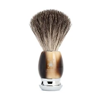 MUHLE Vivo Brown Horn Pure Badger Shaving Brush
