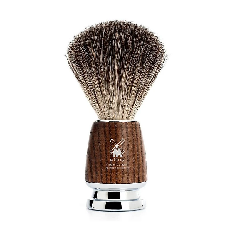 MUHLE Rytmo Steamed Ash Pure Badger Shaving Brush