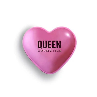 Queen Cosmetics Sublime Hearts Compact - Metallic