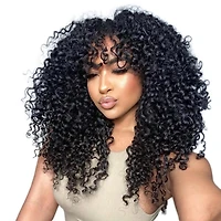 True + Pure Texture Sasha Curl Deep Curly Human Hair Clip Ins Extensions 