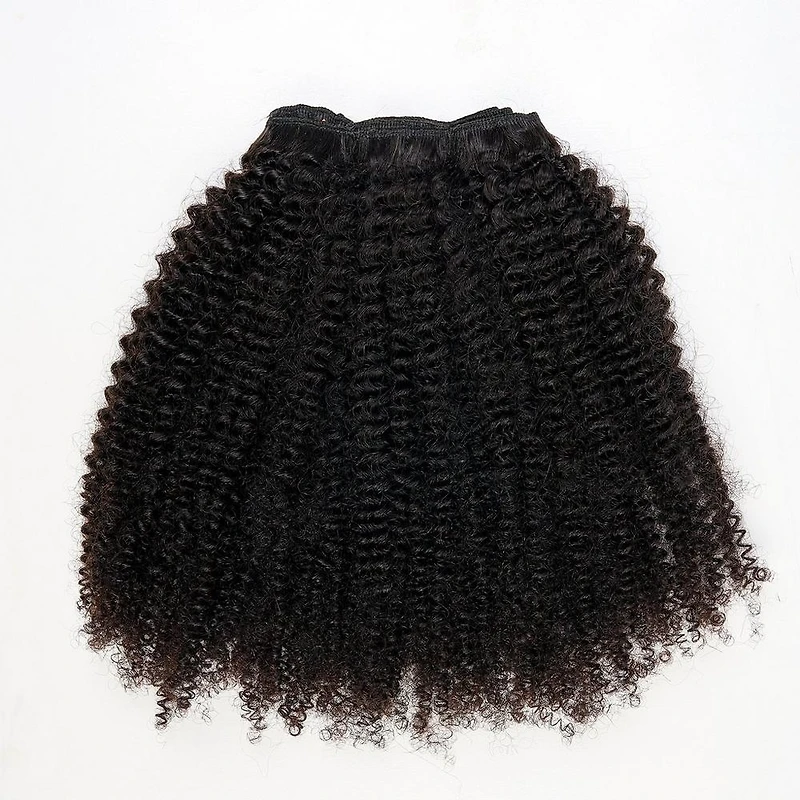 True + Pure Texture Jasmine Coil Afro Kinky Curly Human Hair Wefts (Bundles) Extensions 