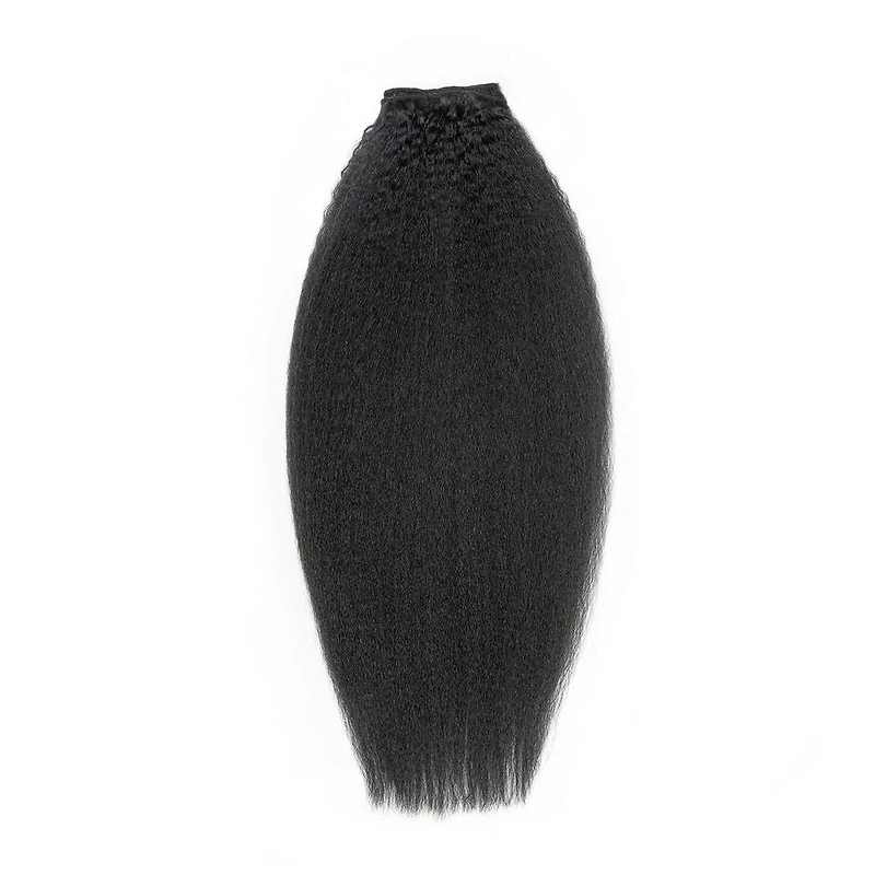 True + Pure Texture Relaxed Natural Blowout Kinky Straight Human Hair Wefts (Bundles) Extensions 