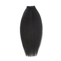 True + Pure Texture Relaxed Natural Blowout Kinky Straight Human Hair Wefts (Bundles) Extensions 