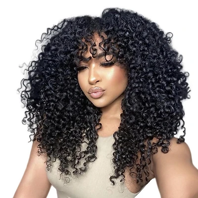 True + Pure Texture Sasha Curl Deep Curly Human Hair Wefts (Bundles) Extensions 