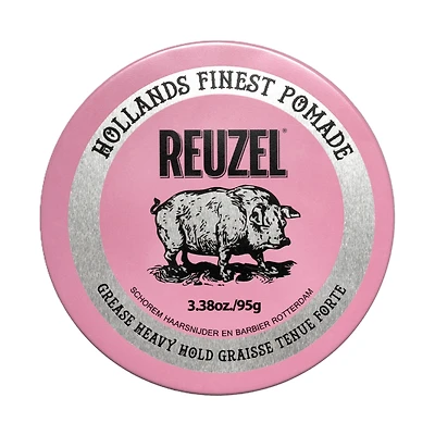 REUZEL Pink Grease Pomade Oil-Based Strong Hold