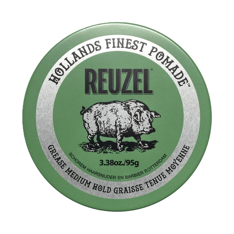 REUZEL Green Grease Pomade Oil-Based Medium Hold