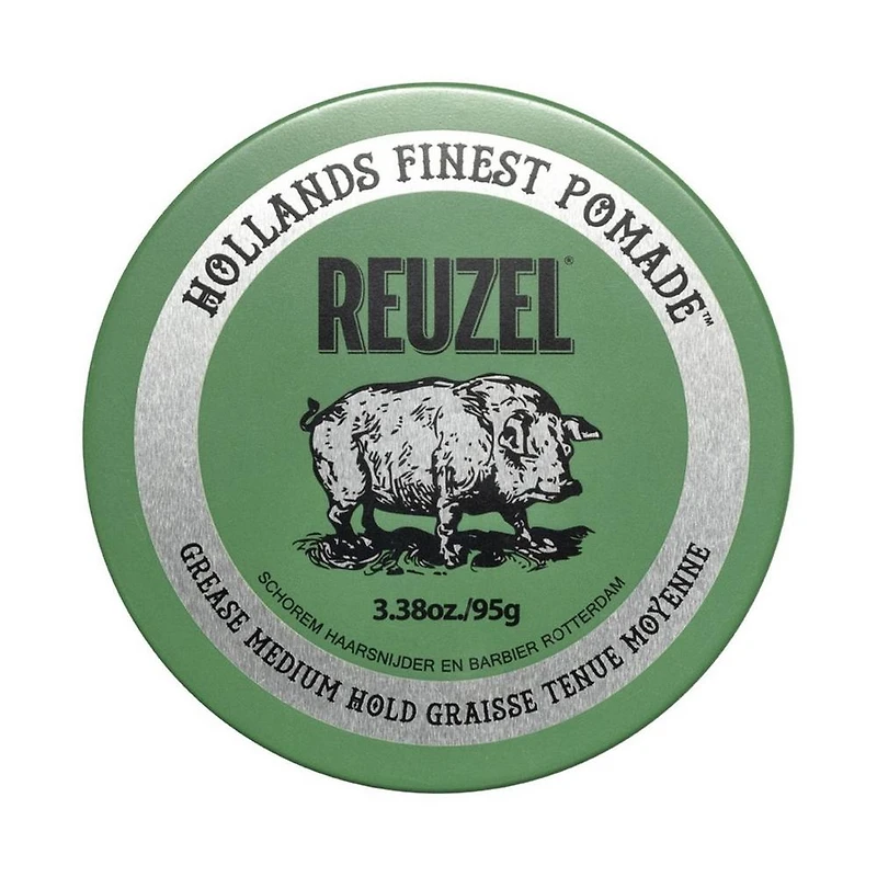 REUZEL Green Grease Pomade Oil-Based Medium Hold