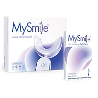 MySmile Ultimate Teeth Whitening Kit with Enamel Strengthening Gel + Extra Gel Refill Pack Bundle