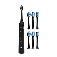MySmile Sonic Toothbrush & Replacement Heads Bundle - Black