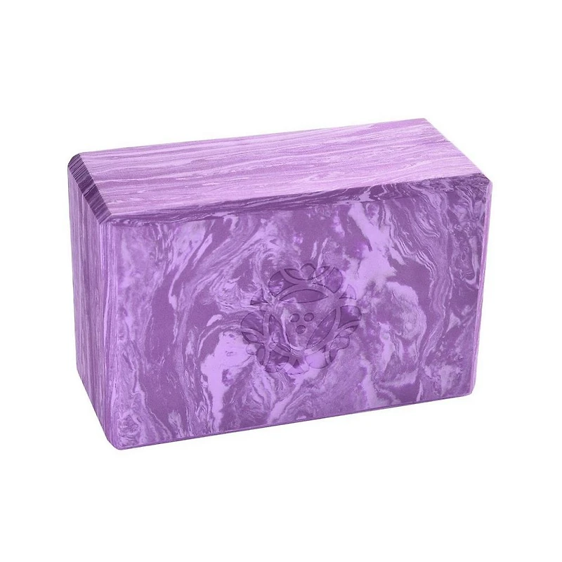 Hugger Mugger Marbled Yoga Foam Block 4"