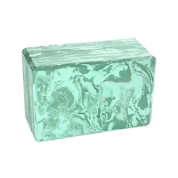 Hugger Mugger Marbled Yoga Foam Block 4"