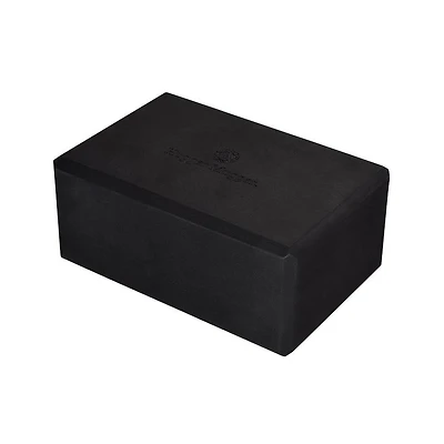 Hugger Mugger Recycled Yoga Foam Block 4" - RECYCLED_BLACK