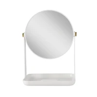 Zadro Makeup Mirror with 5X/1X Magnification, Tray & Phone Holder