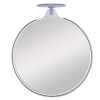 Zadro Travel Mirror with 10X/5X Magnifications, Suction Cup - Gray