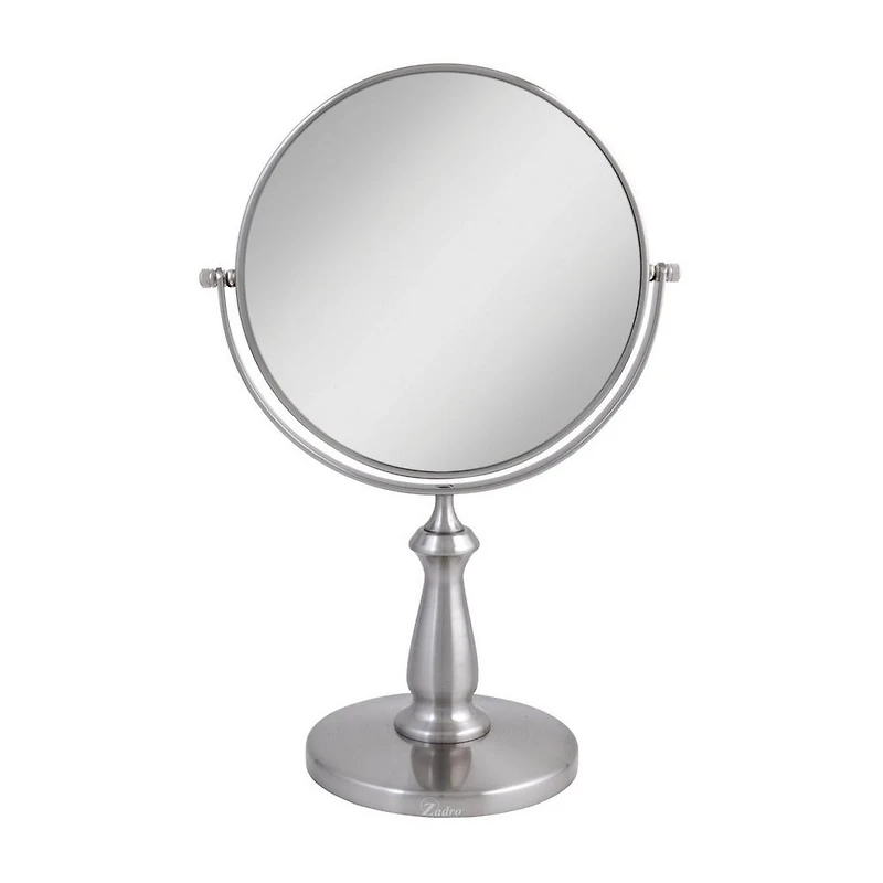Zadro Makeup Mirror with 8X/1X Magnification - Satin Nickel