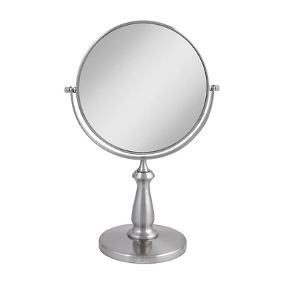 Zadro Makeup Mirror with 8X/1X Magnification - Satin Nickel