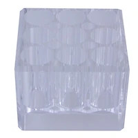 Zadro Makeup Brush Organizer with 13 Compartments - Clear