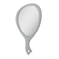 Zadro Medium Teardrop Handheld Mirror with Curved Handle