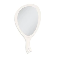 Zadro Large Teardrop Handheld Mirror with Curved Handle