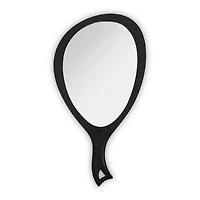 Zadro Large Teardrop Handheld Mirror with Curved Handle