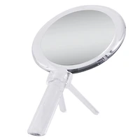 Zadro Double-Sided Hand Mirror with Magnifications & Stand