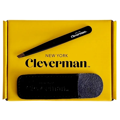 Cleverman Precision Slant Tweezer – Expert Brow & Facial Hair Removal