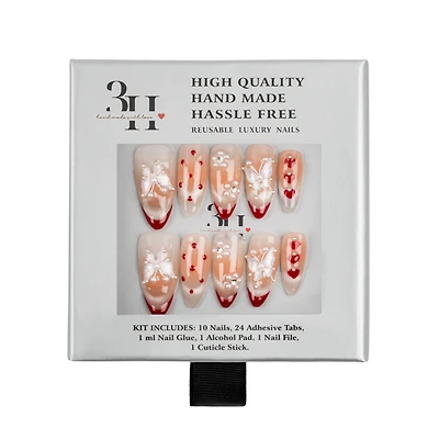 3H Nails Cherry Blossom Handmade Press-On