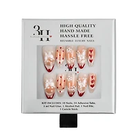 3H Nails Cherry Blossom Handmade Press-On