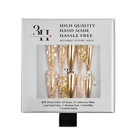 3H Nails Liquid Gold Handmade Press-On