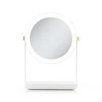 Zadro LED Lighted Makeup Mirror with 5X/1X, Tray & Phone Holder 