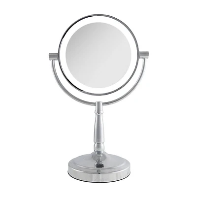 Zadro Cordless LED Lighted Makeup Mirror with 10X/1X