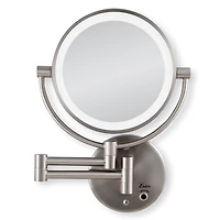 Zadro Cordless LED Lighted Wall Mounted Makeup Mirror
