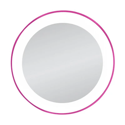 Zadro LED Lighted Travel Mirror with Magnification & Suction Cups - 10X Magnification