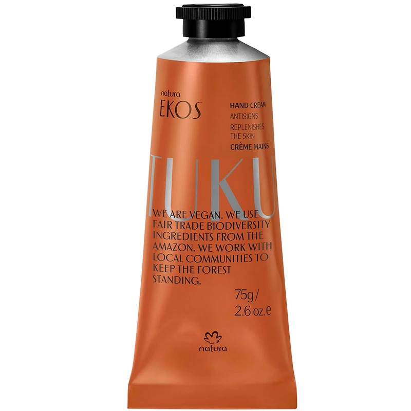Natura TukumI Hydrating Hand Cream - Moisture for Dry Hands, Hyaluronic Acid, Vegan, Anti-Aging