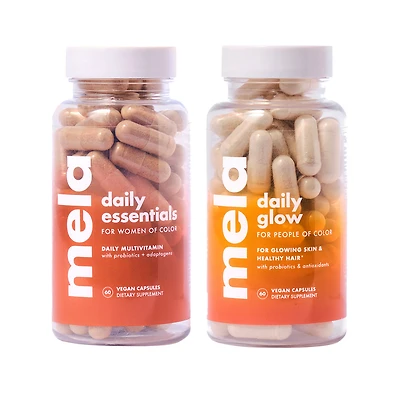 Mela Vitamins Glow Up Bundle for Women of Color