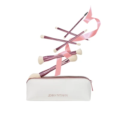 Jenny Patinkin Sustainable Luxury Dual-Ended Makeup Brush Set | 12-in-1 Vegan Brushes