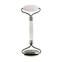 Mount Lai Vitality Qi White Jade & Stainless Steel Dual-Action Facial Roller