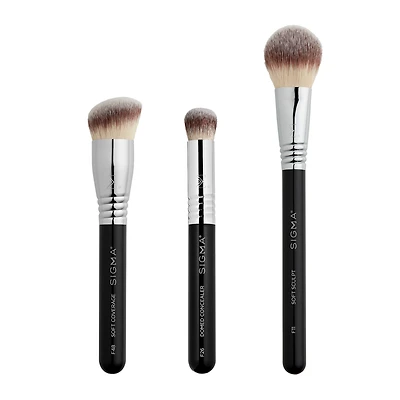 Sigma Beauty Soft Coverage Brush Trio