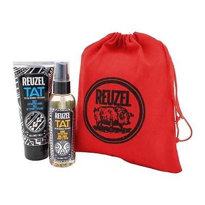 REUZEL TAT Buff Exfoliating Cleanser & Shine Tattoo Spray Duo