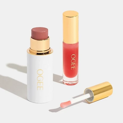 Ogee Twilight Bloom Lip & Cheek Duo