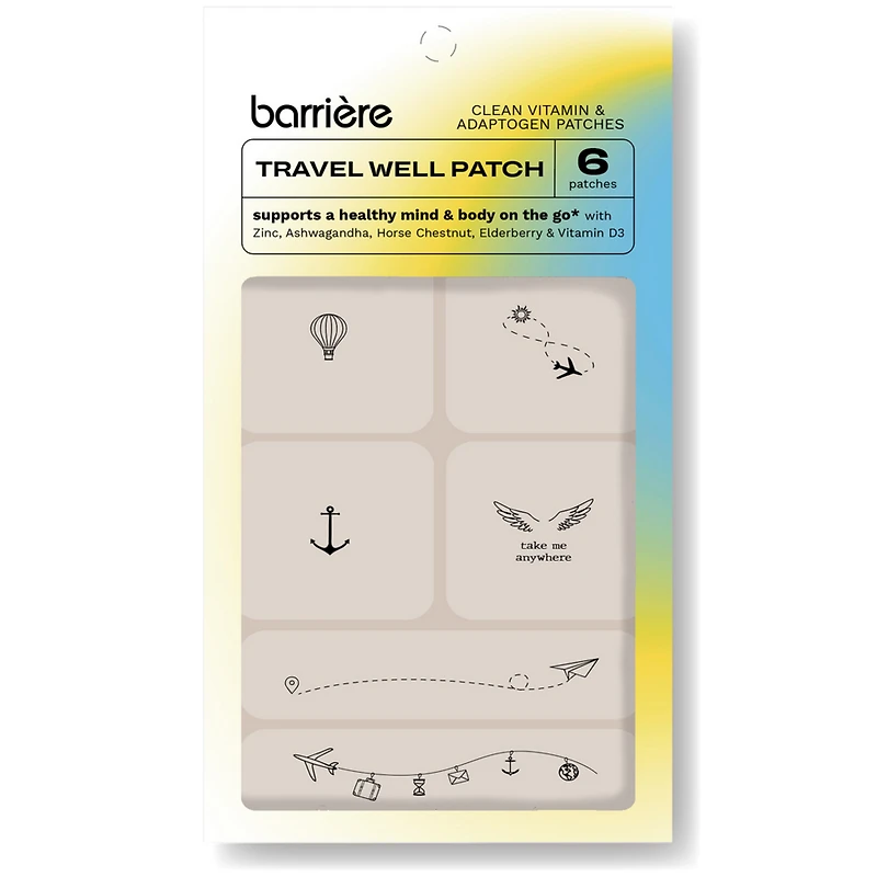 Barriere TRAVEL WELL Patch 6 Pack - In Flight
