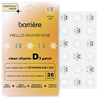Barriere Hello Sunshine Vitamin D3 Patch 36-Pack - Snowflake
