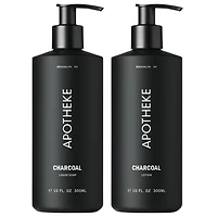APOTHEKE Charcoal Liquid Soap and Lotion Set